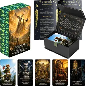 Whispers of the Woodland Tarot and Oracle Deck with Guidebook