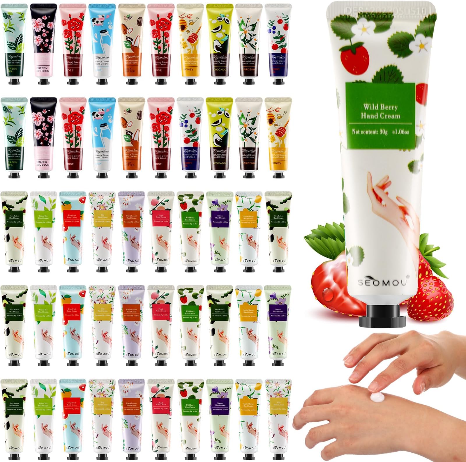 Dansib Hand Cream Gift Bulk for Women Girls Mothers Day