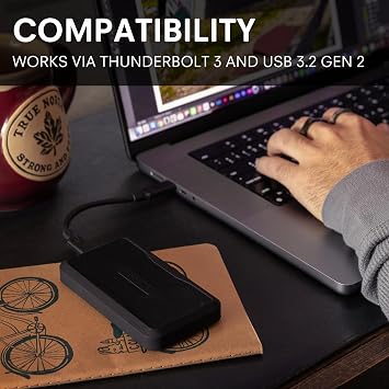 Glyph Production Technologies Atom Pro 2, External NVMe Solid State Drive