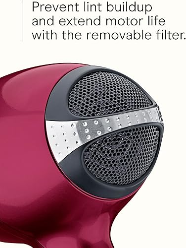 Miniatura 6 de Infiniti PRO Conair - Secador de pelo con difusor, motor de CA profesional, tecnología de cerámica turmalina, incluye concentrador y cepillo de