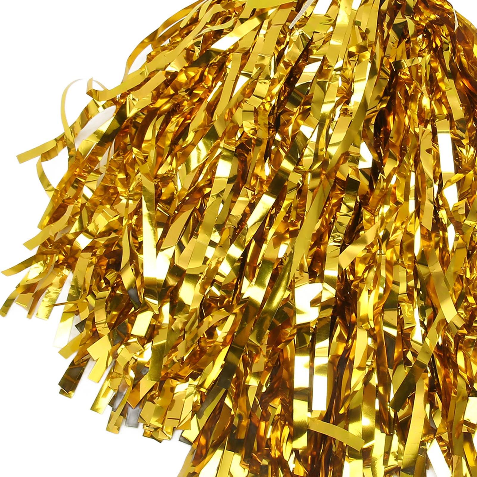 24 PON PON Metallici da Cheerleader per Bambini, Morbidi Fogli da 12 Pollici, Feste Sportive