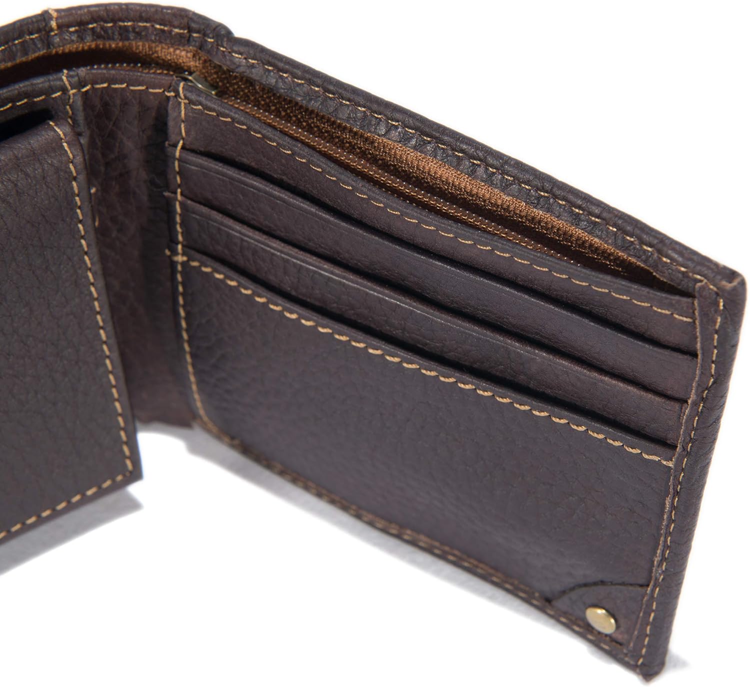 Carhartt Men's B0000209 Nubuck Trifold Wallet - Image 5