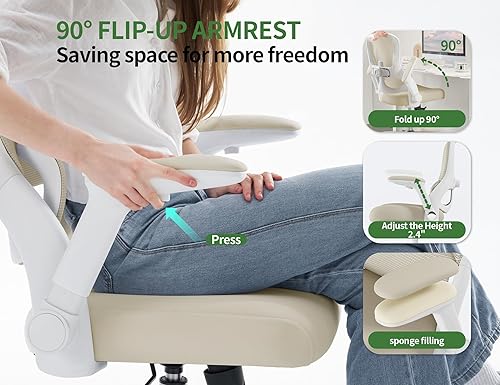 Miniatura 3 de Silla ergonómica de oficina, sillas de escritorio de oficina en casa, cómodas, silla de computadora ergonómica, sillas de oficina con soporte