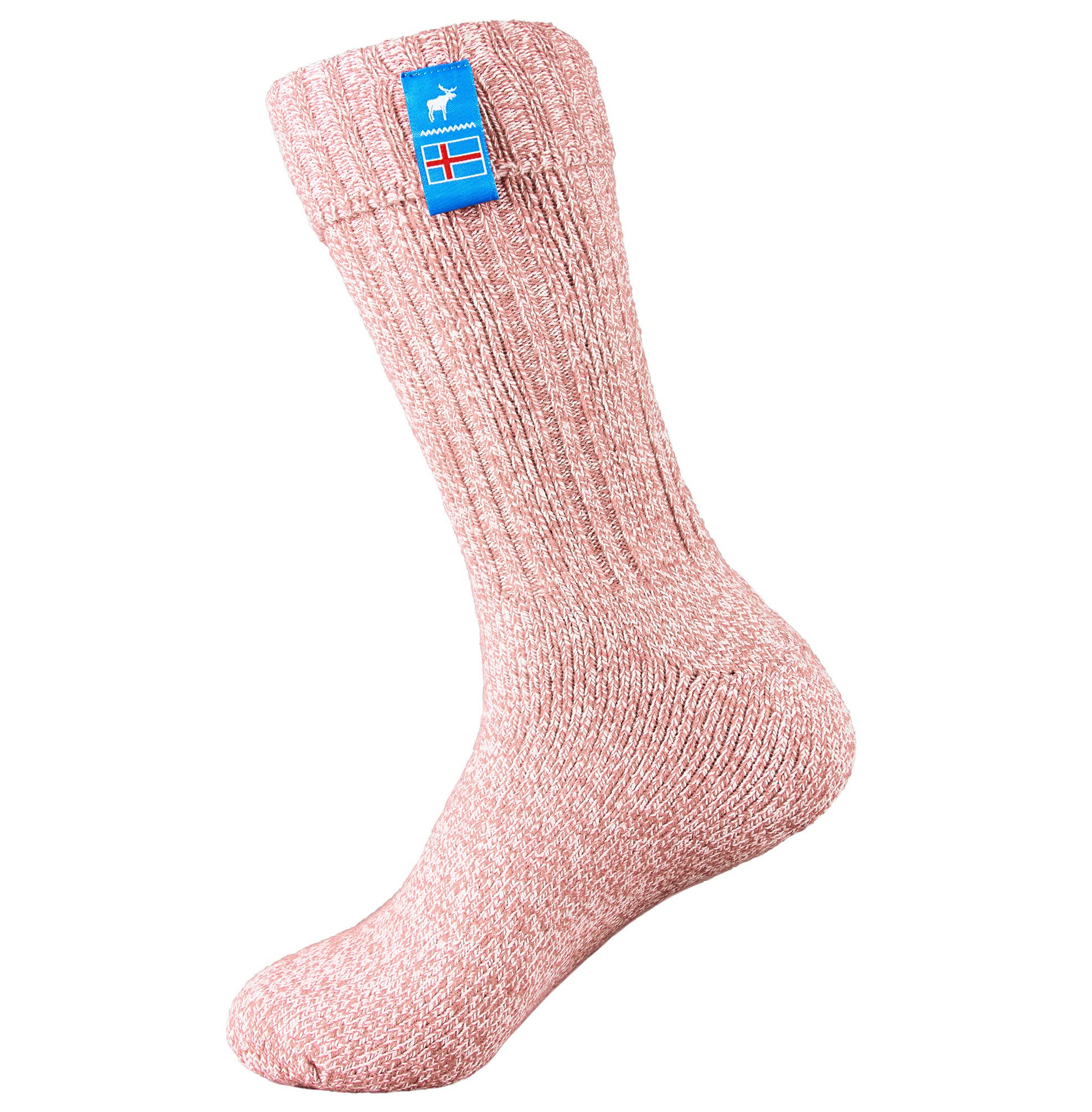 The Nordic Sock Company Women's Atlantic Salmon Icelandic Saga Socks (Salmon, Uk 9-11 | Eu 43-45)