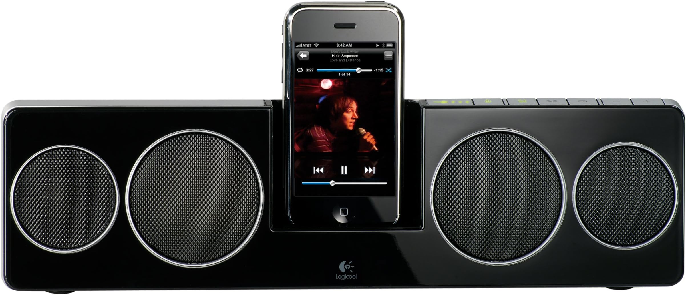 Logitech Pure-Fi Anywhere 2 Compact Docking Speakers for iPod and iPhone (Black)