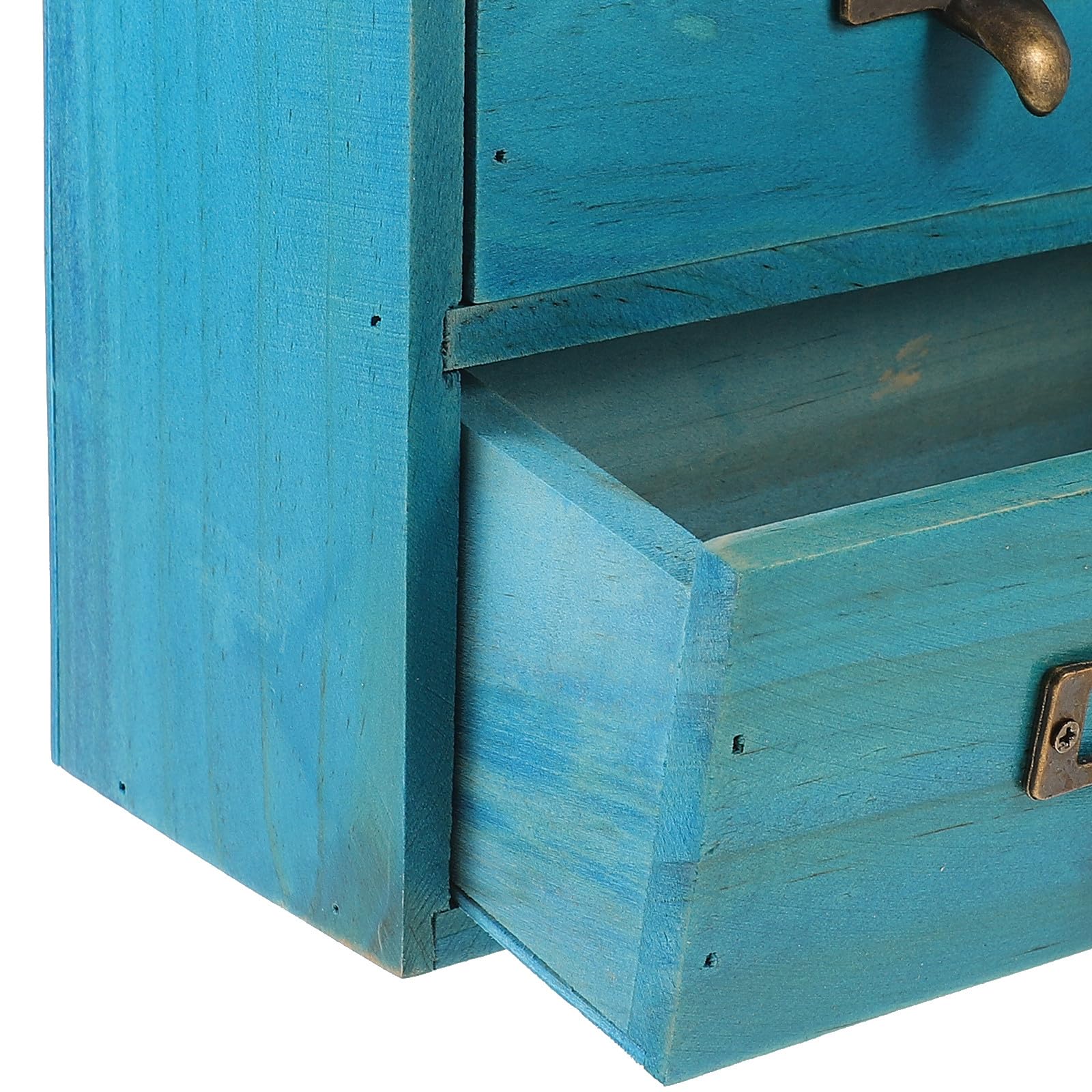 MAGICLULU Organizer Contenitore Multipurpose a 2 Livelli in Legno per e Cosmetici da Scrivania per Camerette e Spazi Piccoli