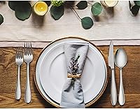 Vista 7 de LIANYU Juego de cubiertos de acero inoxidable de 40 piezas