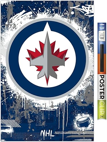 Miniatura 1 de Trends International NHL Winnipeg Jets - Póster de pared con logotipo Maximalist 23