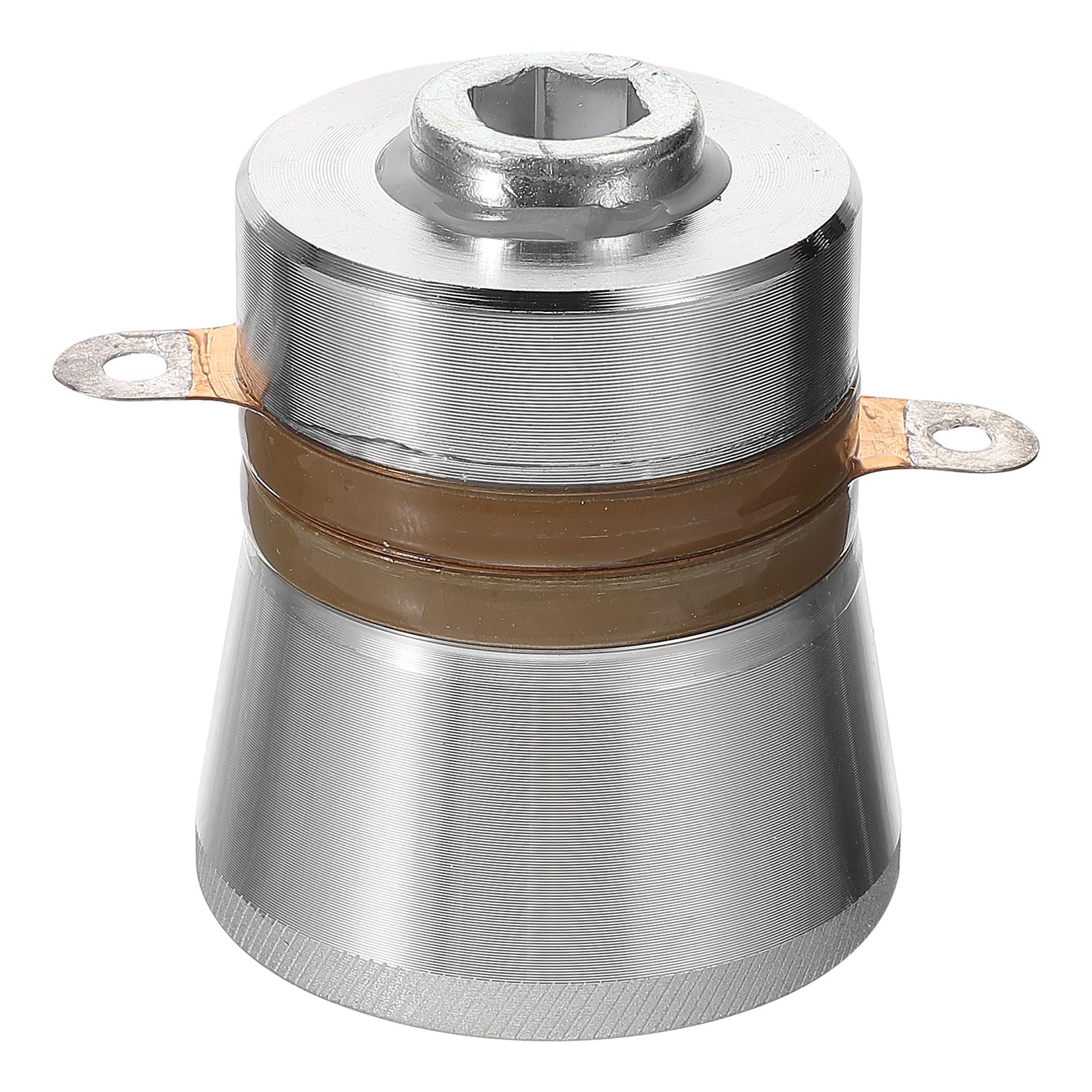 2 Pezzi Testina Trasduttore Ultrasuoni 40 Khz 50 W Pulitore ad Ultrasuoni Parte di Ricambio Piezoelettrica per Pulizia Serbatoi e Laboratorio Industriale