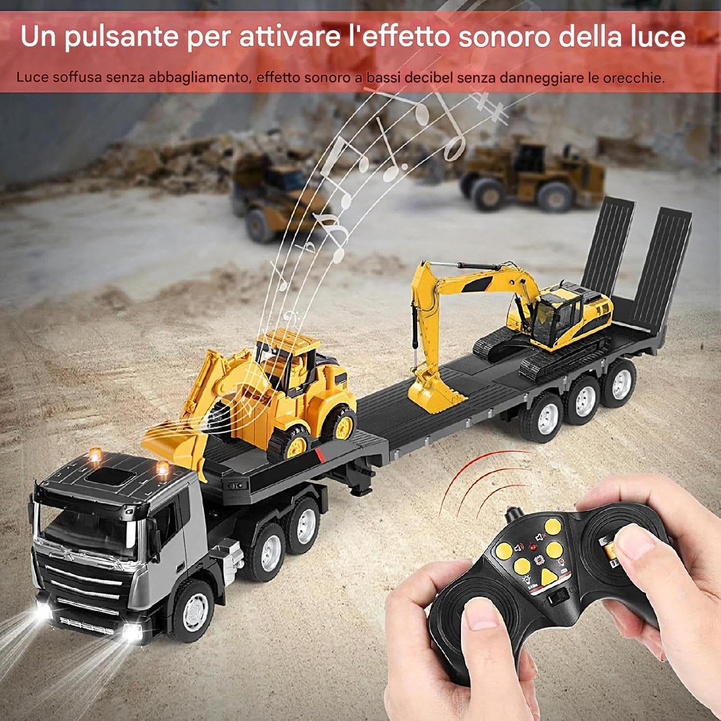 Generico Camion giocattolo telecomandato - Auto elettrica giocattolo in