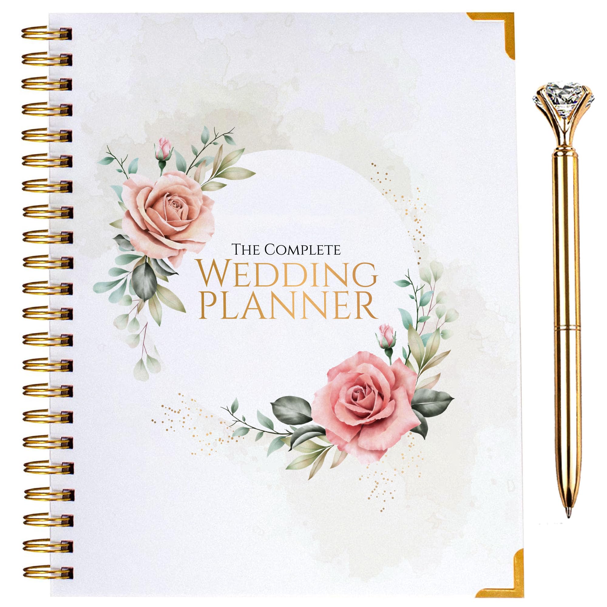 Wedding Planner, Wedding Book and Organizer, Planners with Pen Included, Ideal and Economical Wedding Planner, Wedding Planner for Brides, The Best Gift, Planners