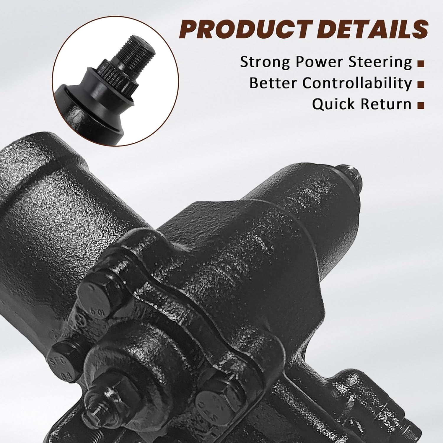 27-7540 Power Steering Gear Box for 1988-2000 Chevy GMC C1500 C2500 K1500 K2500 Tahoe Yukon 27-7566