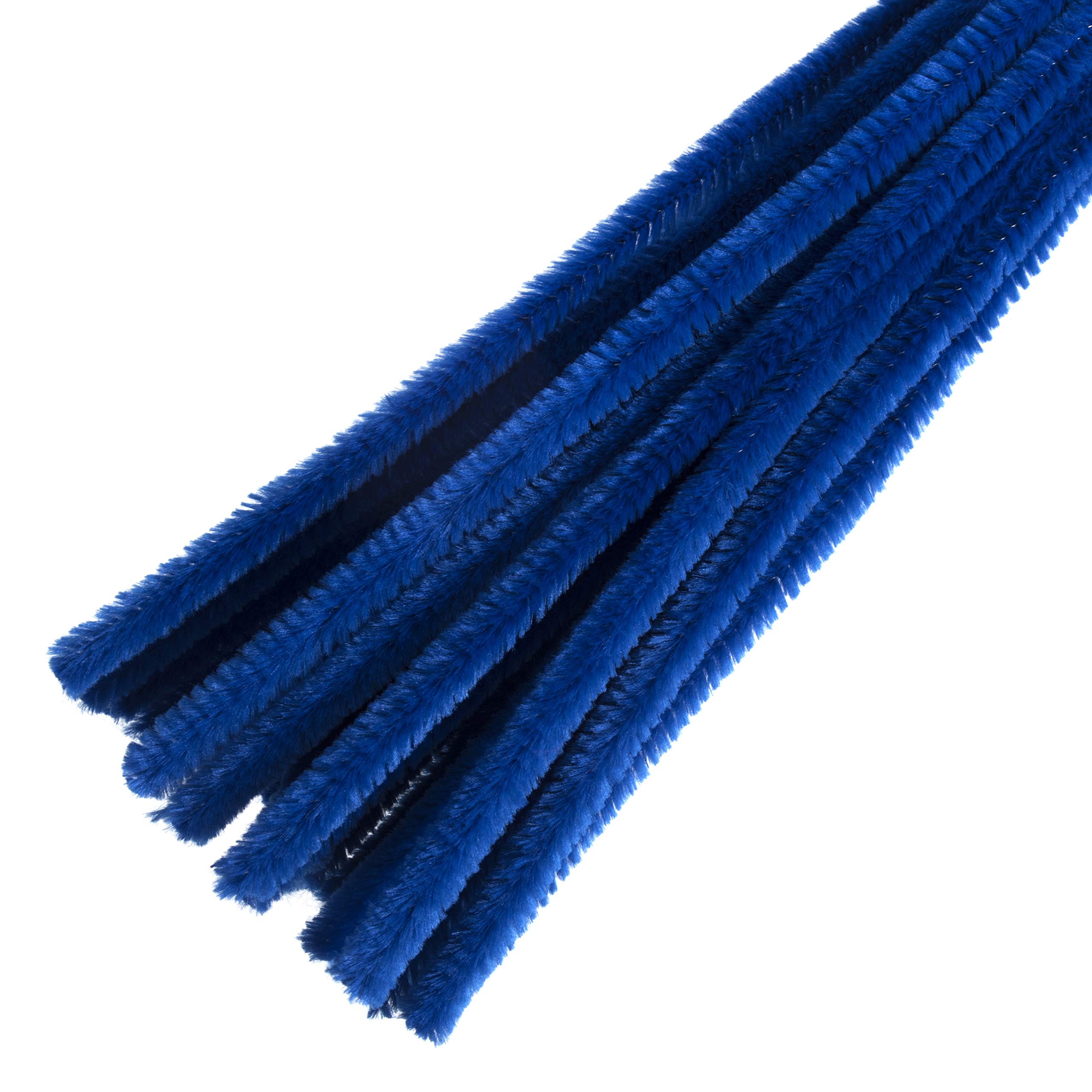 Trimits Craft Synthetic Chenille Stem Pipe Cleaners, 30cm x 12mm, Blue