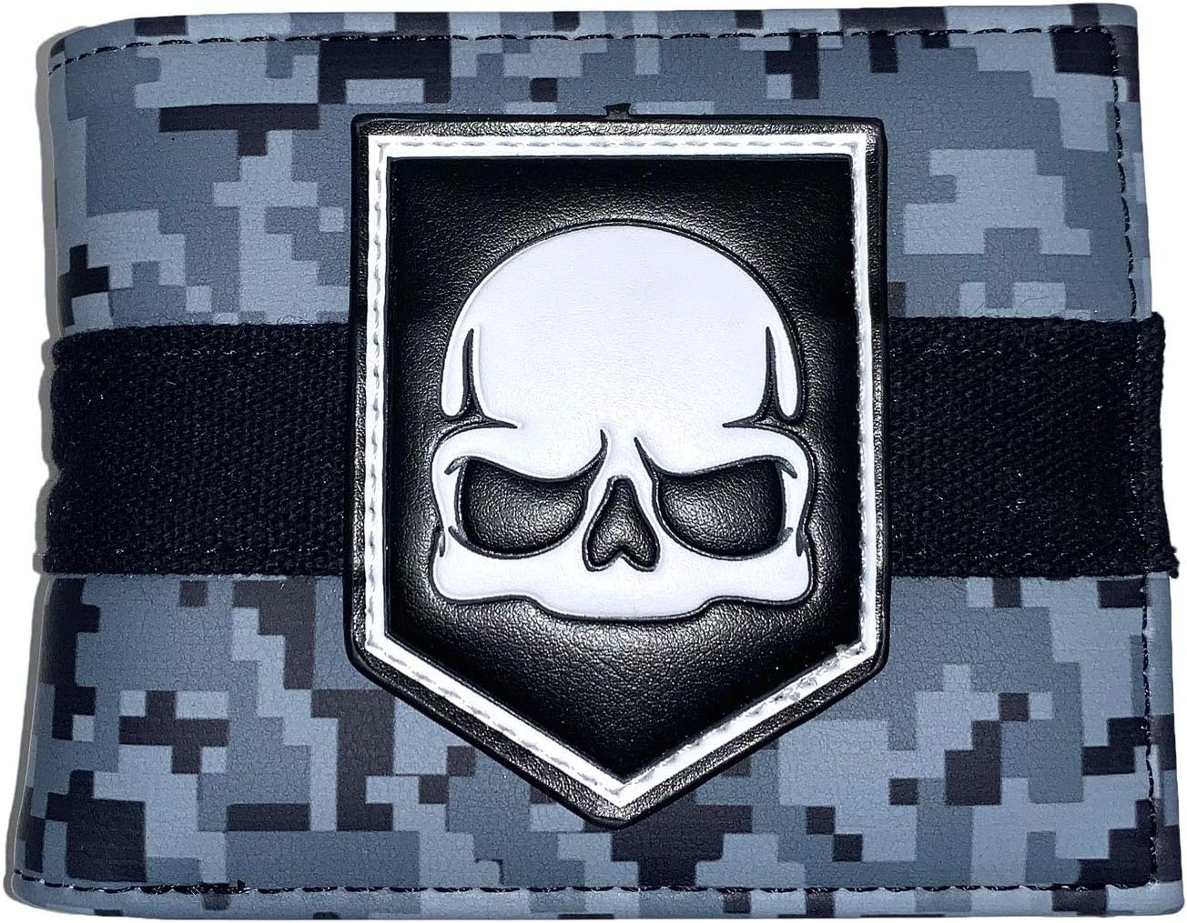 Skull Wallet, MW3 Camo - Faux Leather