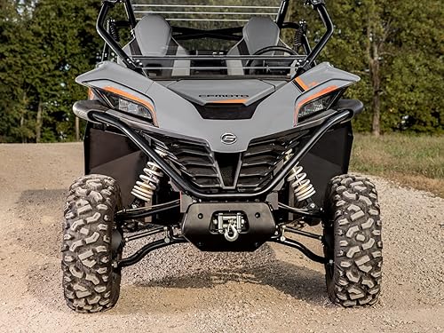 Miniatura 4 de SuperATV Protectores de guardabarros interiores negros para CFMoto ZForce 950  Chapado en aluminio de 18 pulgadas  5 veces más fuerte que el