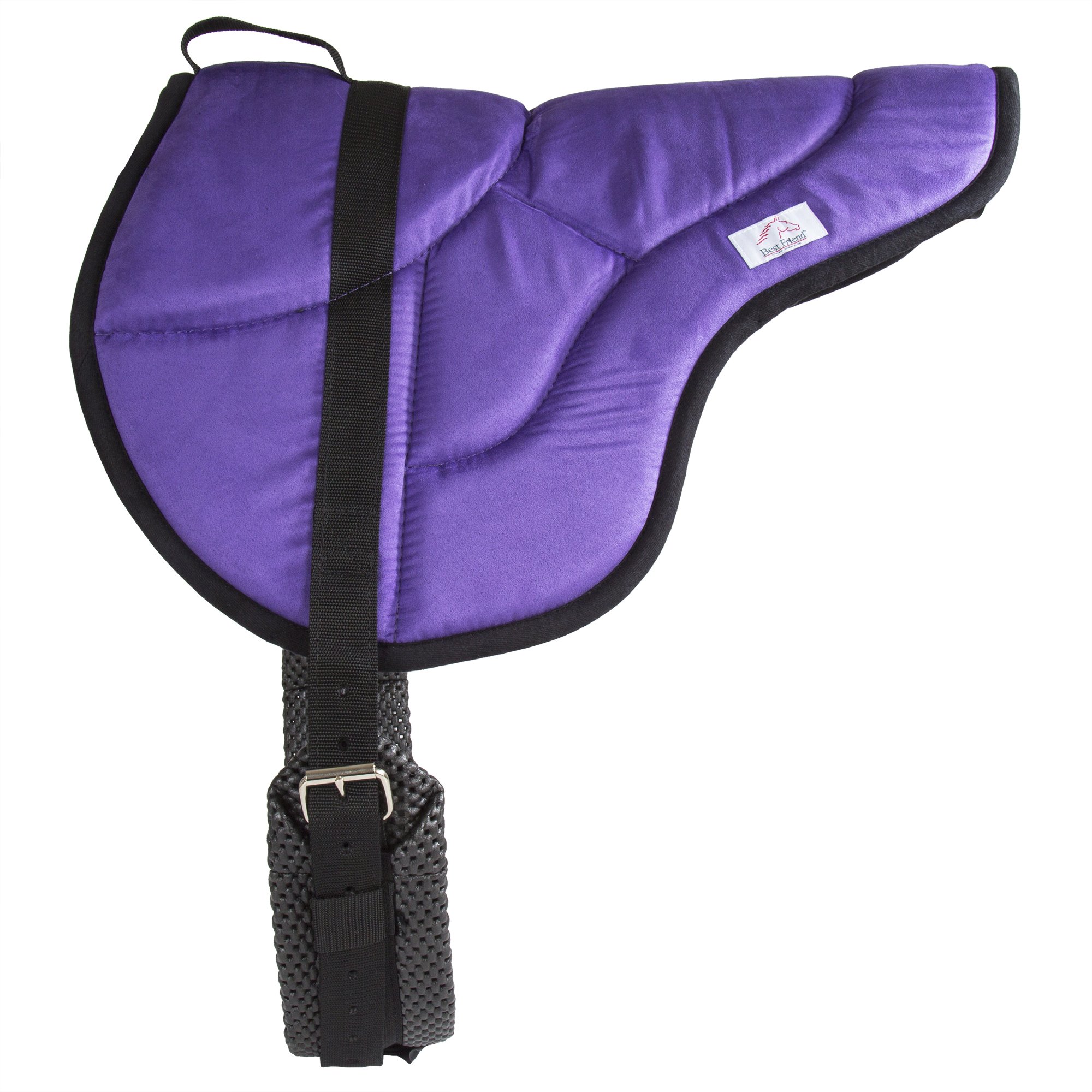 Best Friend English Bareback Pad - English Saddle Pad, Bareback Horse Saddle with Adjustable Girth (60-86 Inch), Non-Slip, Contoured Design, Bareback