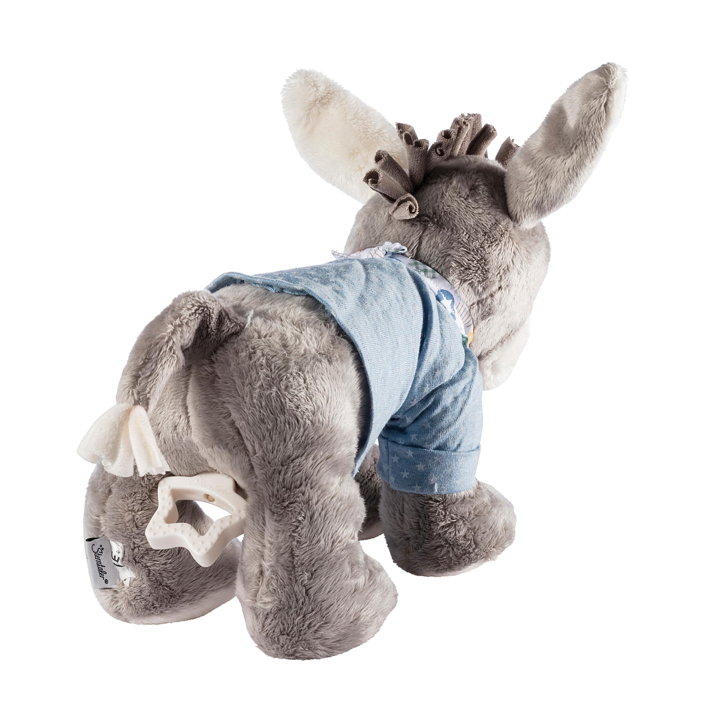 LALALO Baby Spieluhr & Einschlafhilfe & Geschenk, Sterntaler Esel Emmi Kuscheltier mit Namen personalisiert zur Geburt & Taufe