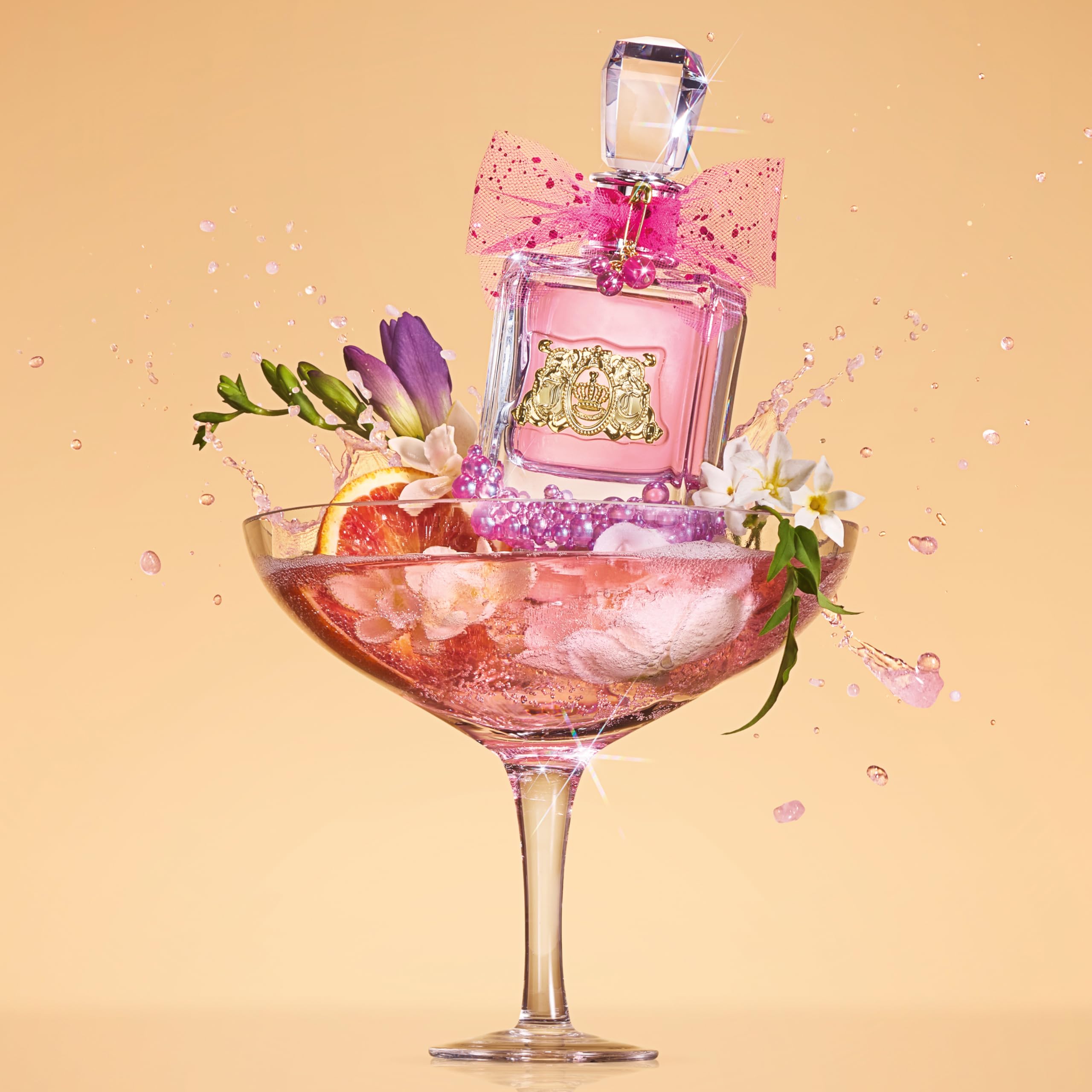 Juicy Couture - Viva La Juicy Le Bubbly Eau de Parfum Spray, Fragancia Floral con Notas de Gardenia, Jazmín y Orquídea de Vainilla, Perfume con Aroma a Champán para Mujer, 50 ml
