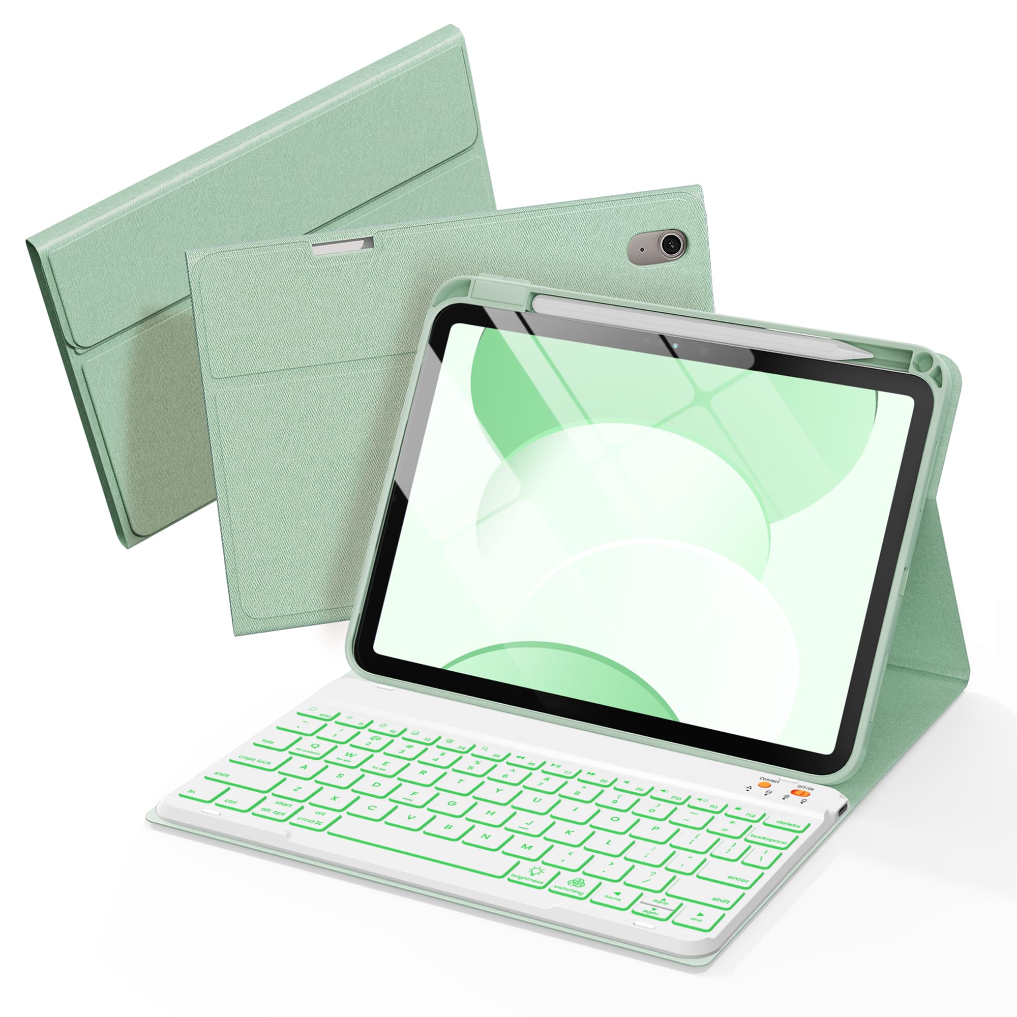 iPad本体 iPad Air4 ApplePencil2 keyboard folio Amazon.com: Senyoson Folio Keyboard Case for iPad 10th Gen