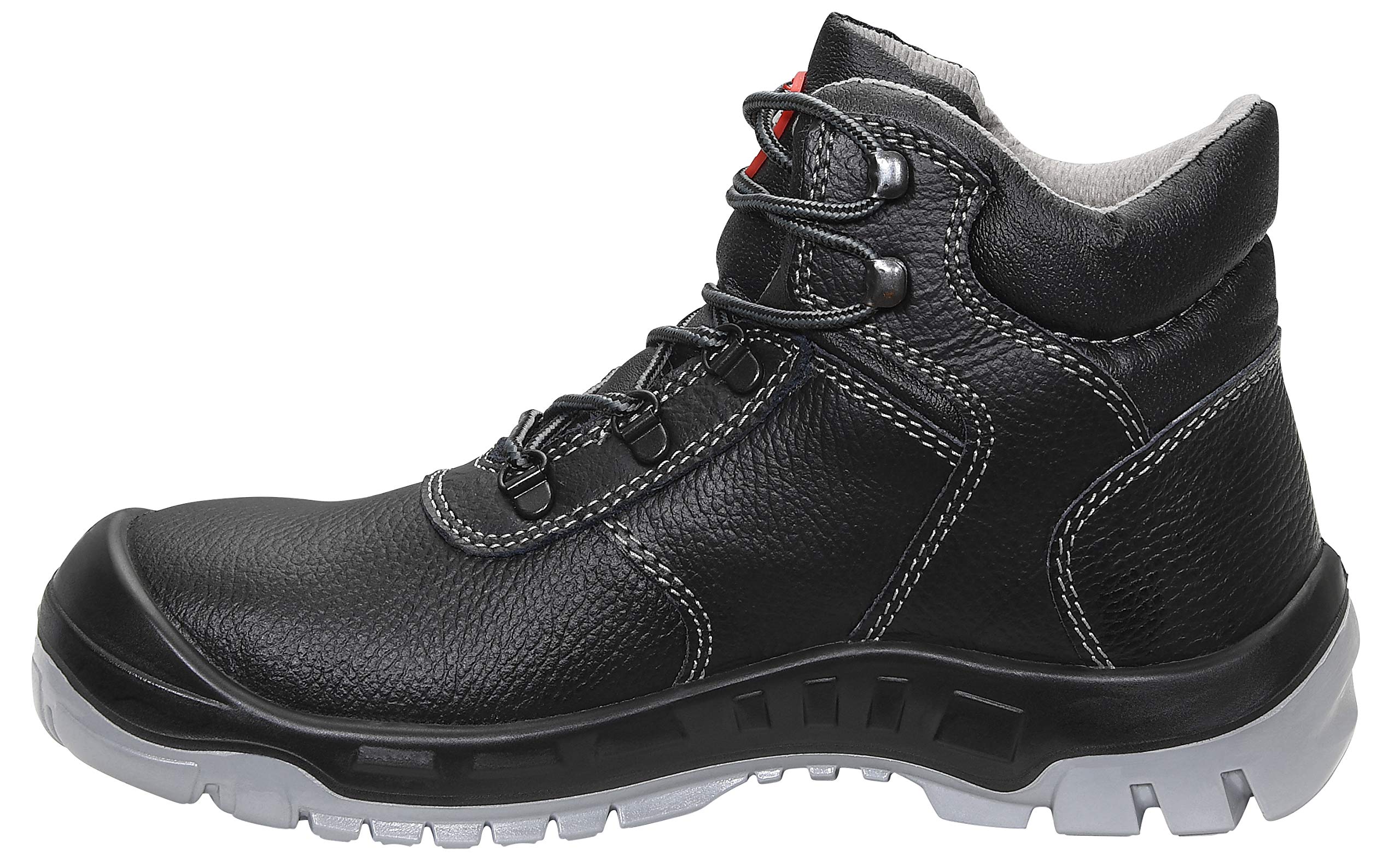 ELTEN JORI Sicherheitsschuhe Achim S3, Damen und Herren, Leder, Stahlkappe, leicht, klassisch 43, Schwarz