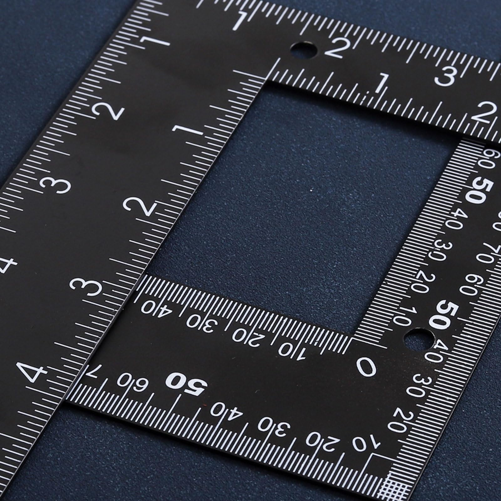 Équerre de charpentier - 20,3 x 30,5 cm - Angle droit - Outils d'encadrement - Règle en forme de L