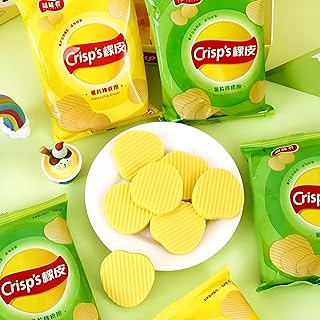 طقم استيكة لطيفة من أربع قطع على شكل رقائق شيبسي صغيرة الحجم ومتعددة الاستخدامات، رائعة للمشاريع المدرسية للأطفال، أدوات مكتبية بتصميم فريد ومرح للطلاب الصغار