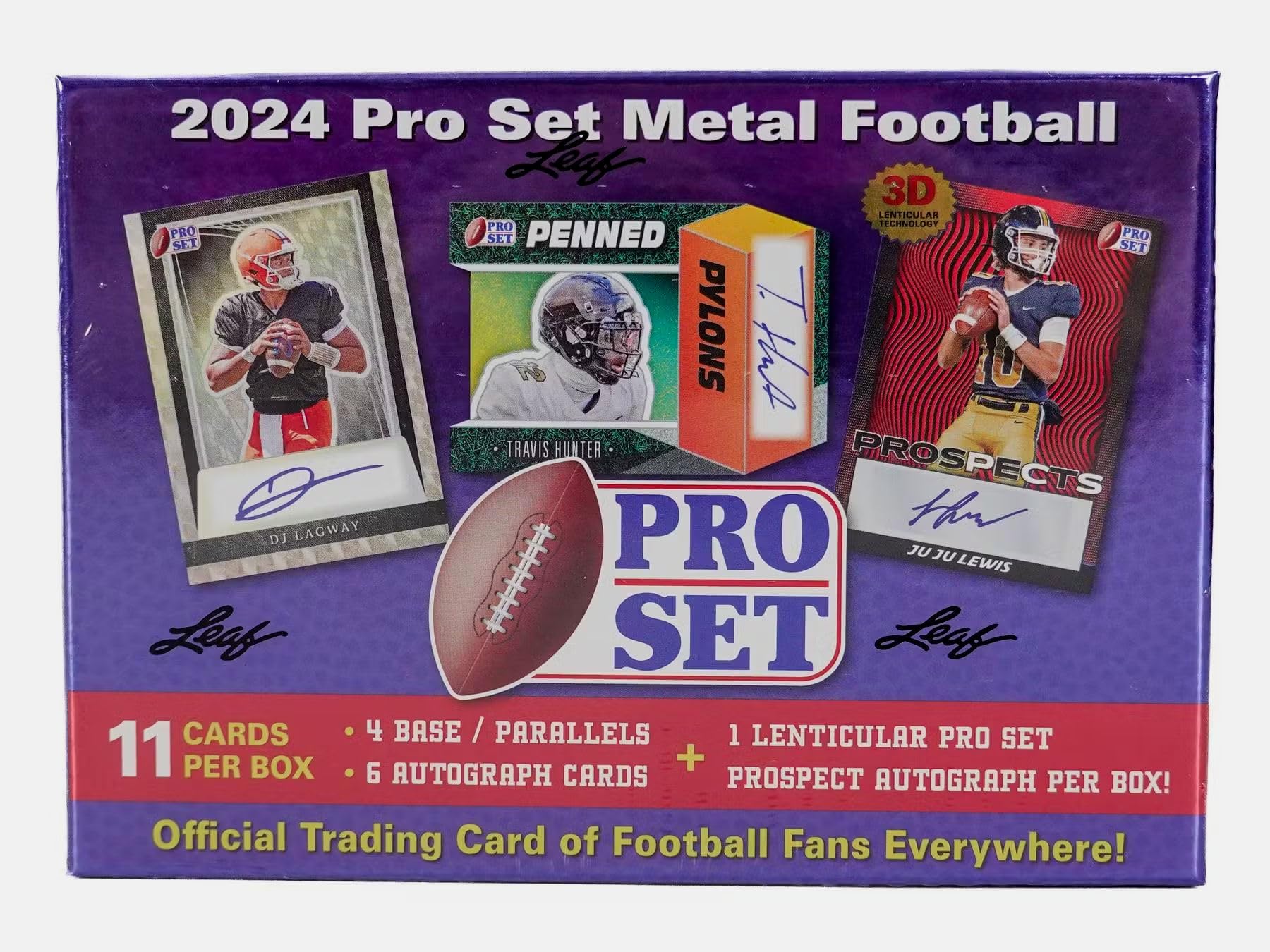 Amazon.com: 2024 Pro Set Metal Football Box : Everything Else