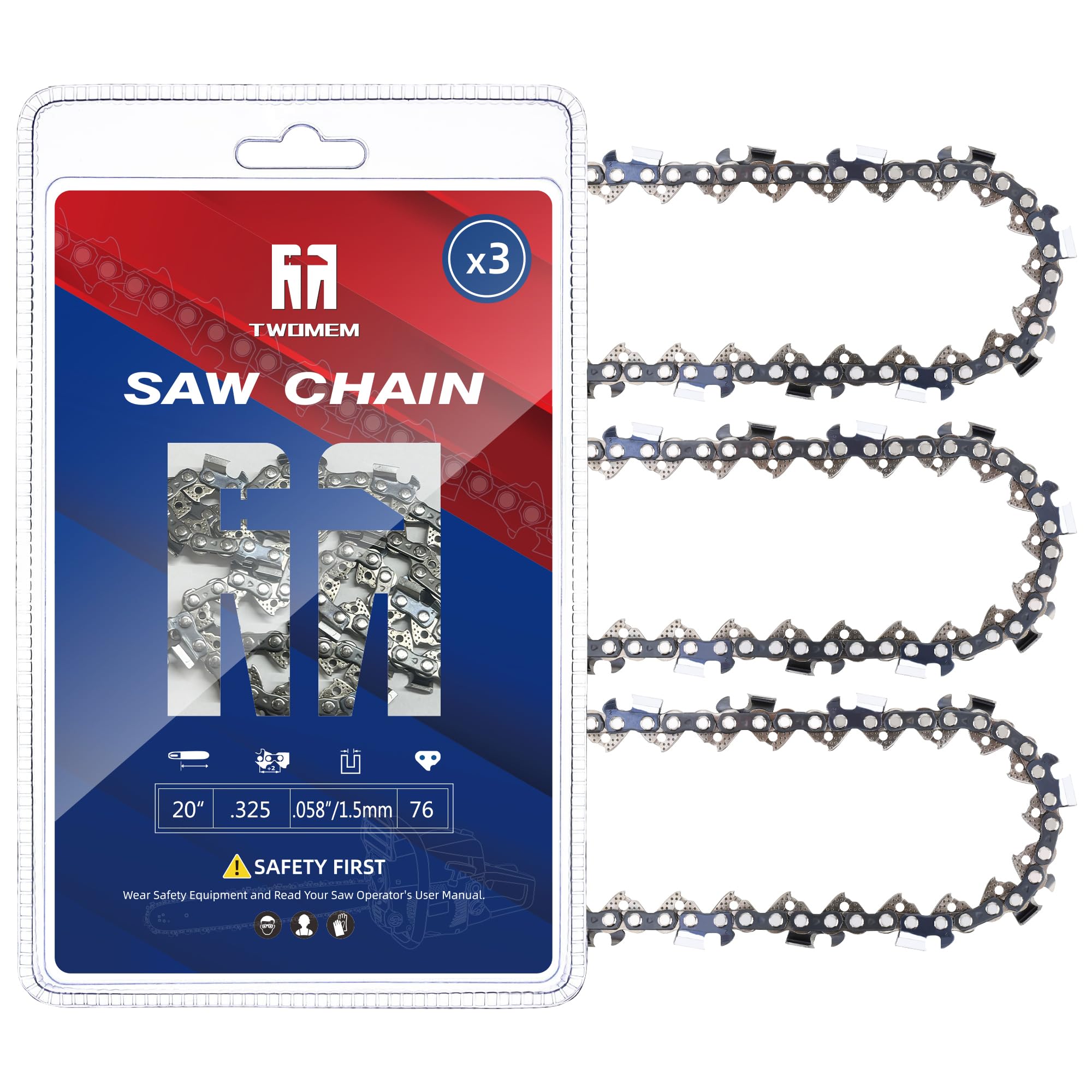 20 Inch Chainsaw Chain .325