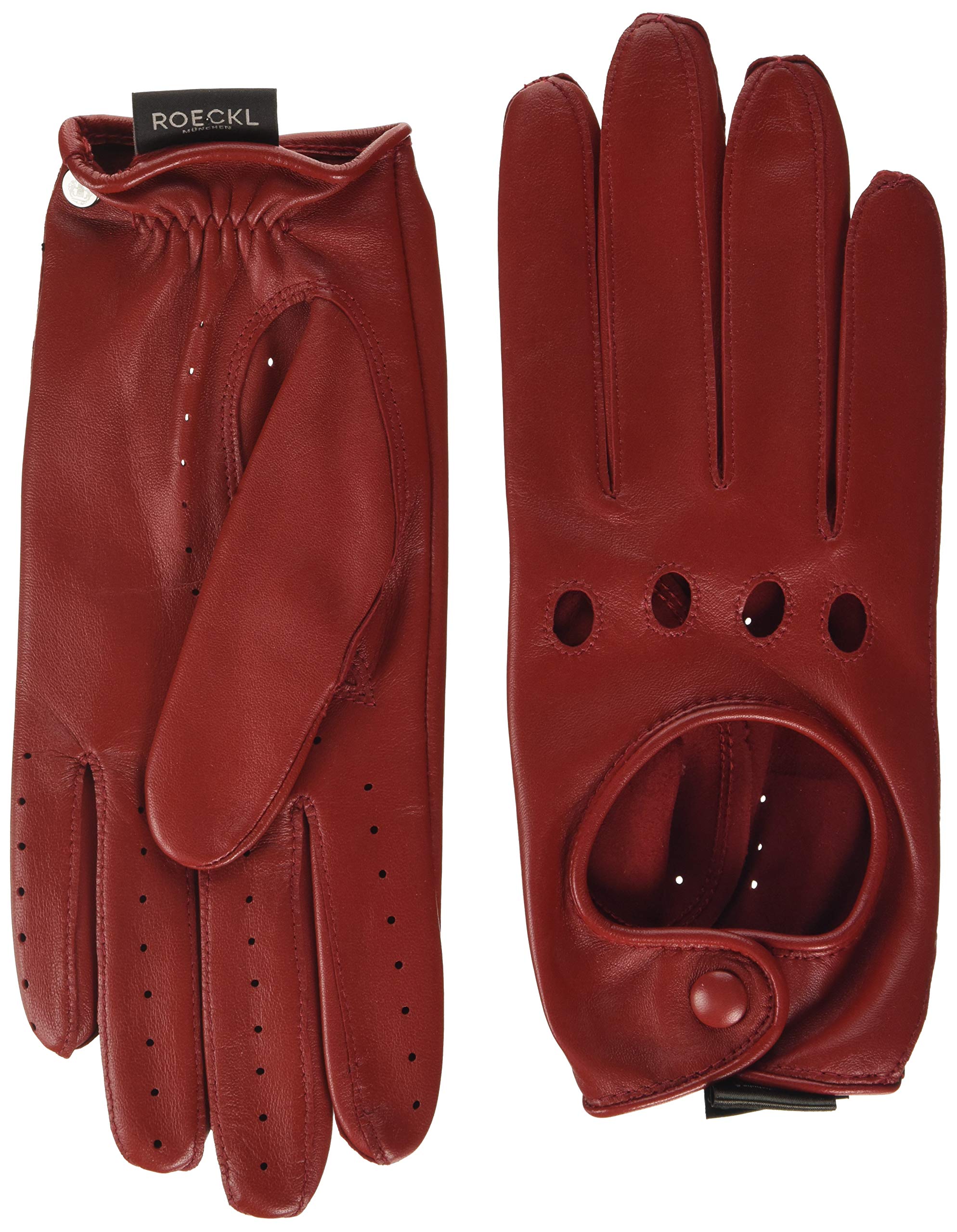 Roeckl Young Driver, Sportiv, Eleganter Autofahrer Gants, Rouge (Classic Red 445), 6.5 Femme