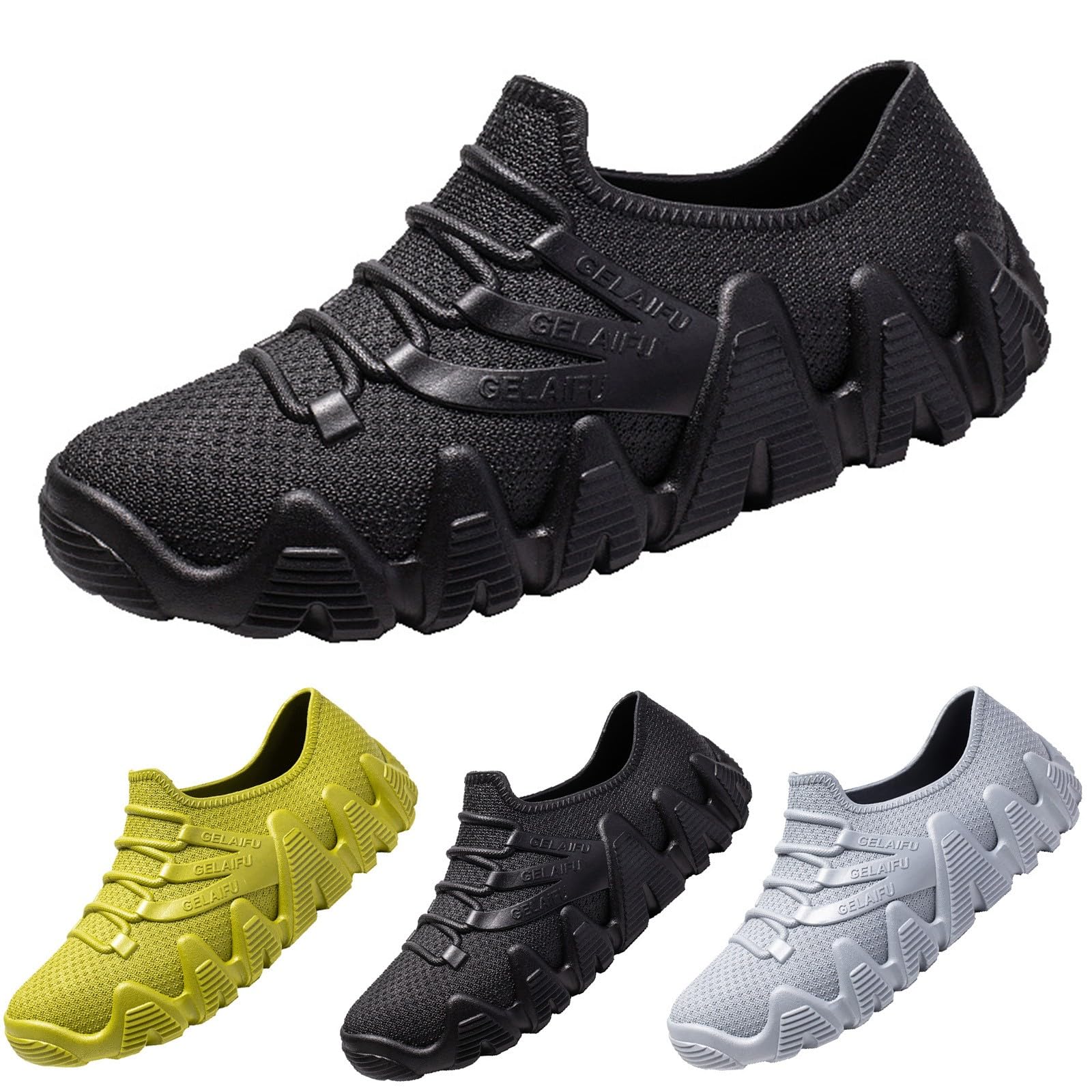 Botas de goma cortas para hombre, botas de lluvia, botas de lluvia, botas de jardín, antideslizantes, zapatos de goma antideslizantes, botines impermeables