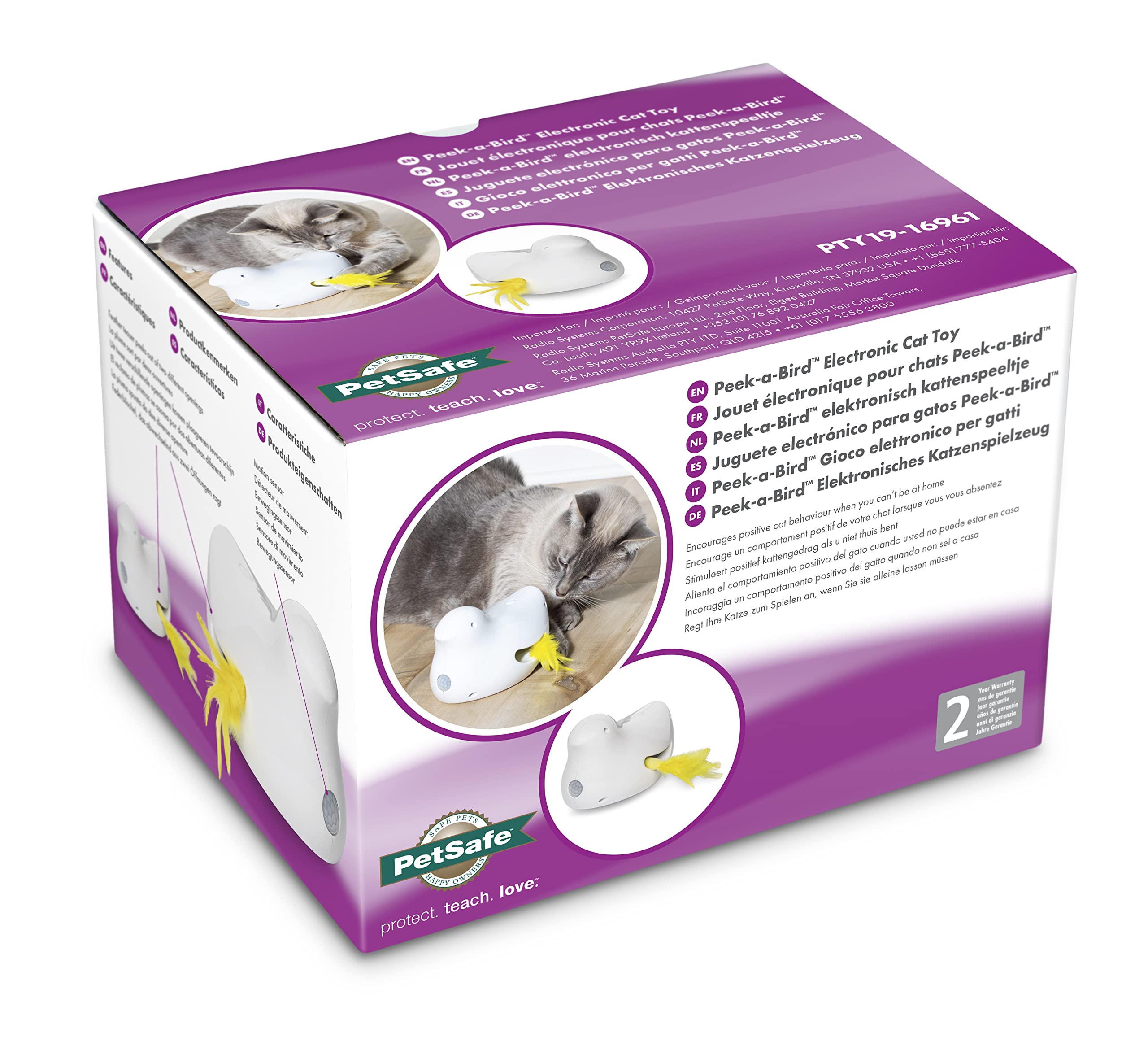 PetSafe Elektronisches Katzenspielzeug Peek-A-Bird