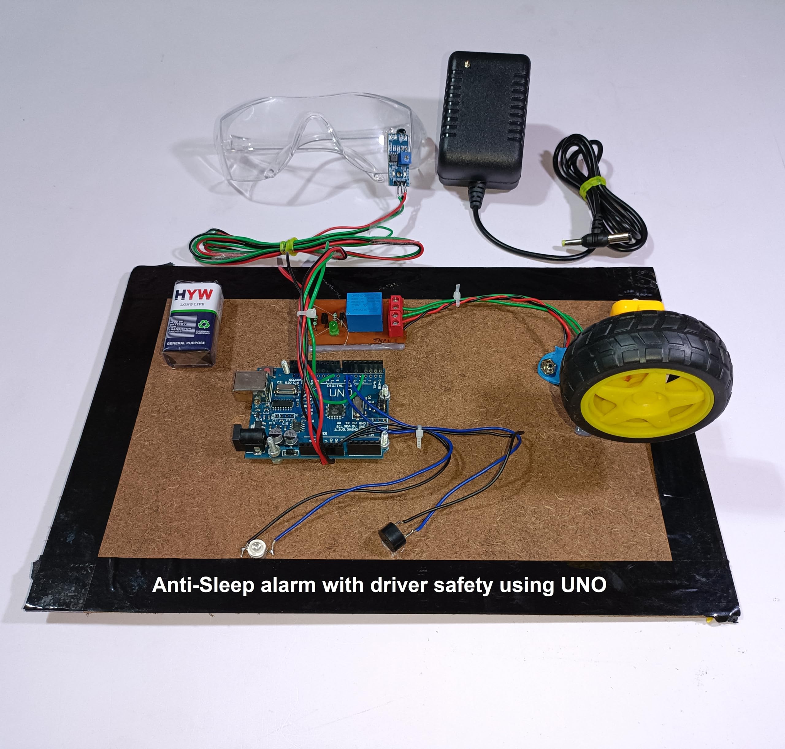 PROJECT HUB™ -Anti-Sleep Alarm with Driver Safety Using UNO (B0D6Z3TWV9) Amazon Price History, Amazon Price Tracker