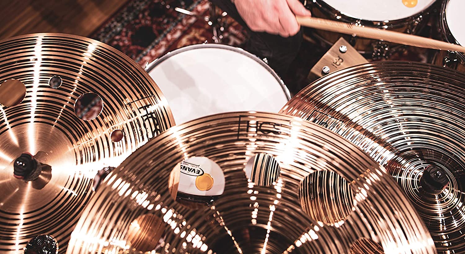 Meinl Cymbals HCS Bronze Piatto Trash China 16 pollici (40,64cm) per Batteria – Bronzo B8, Finitura Tradizionale, Prodotto in Germania (HCSB16TRCH)