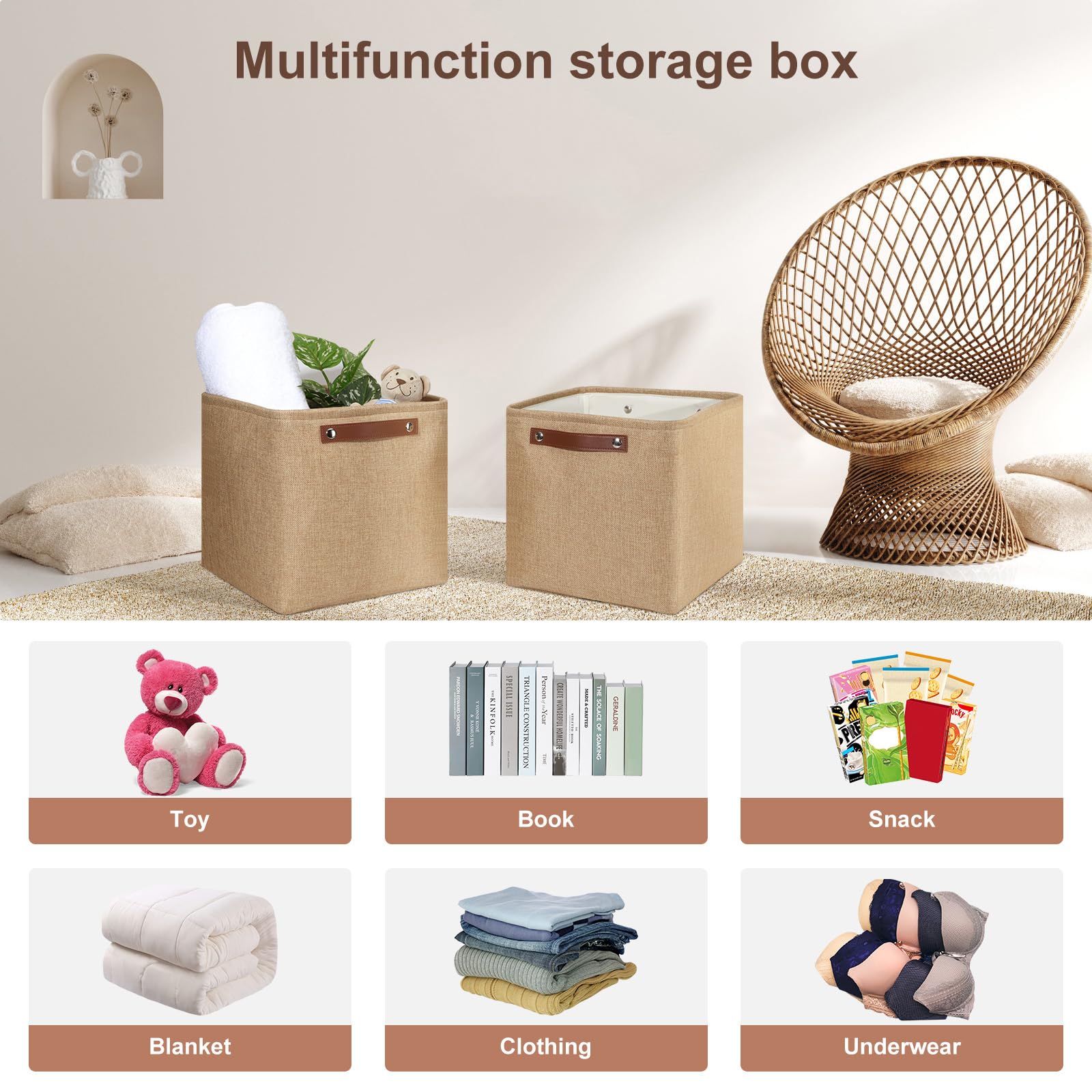 boite de rangement, 30 x 30 cm pliables, chambre enfant boite de rangement, 30 x 30 cm pliables, chambre enfant