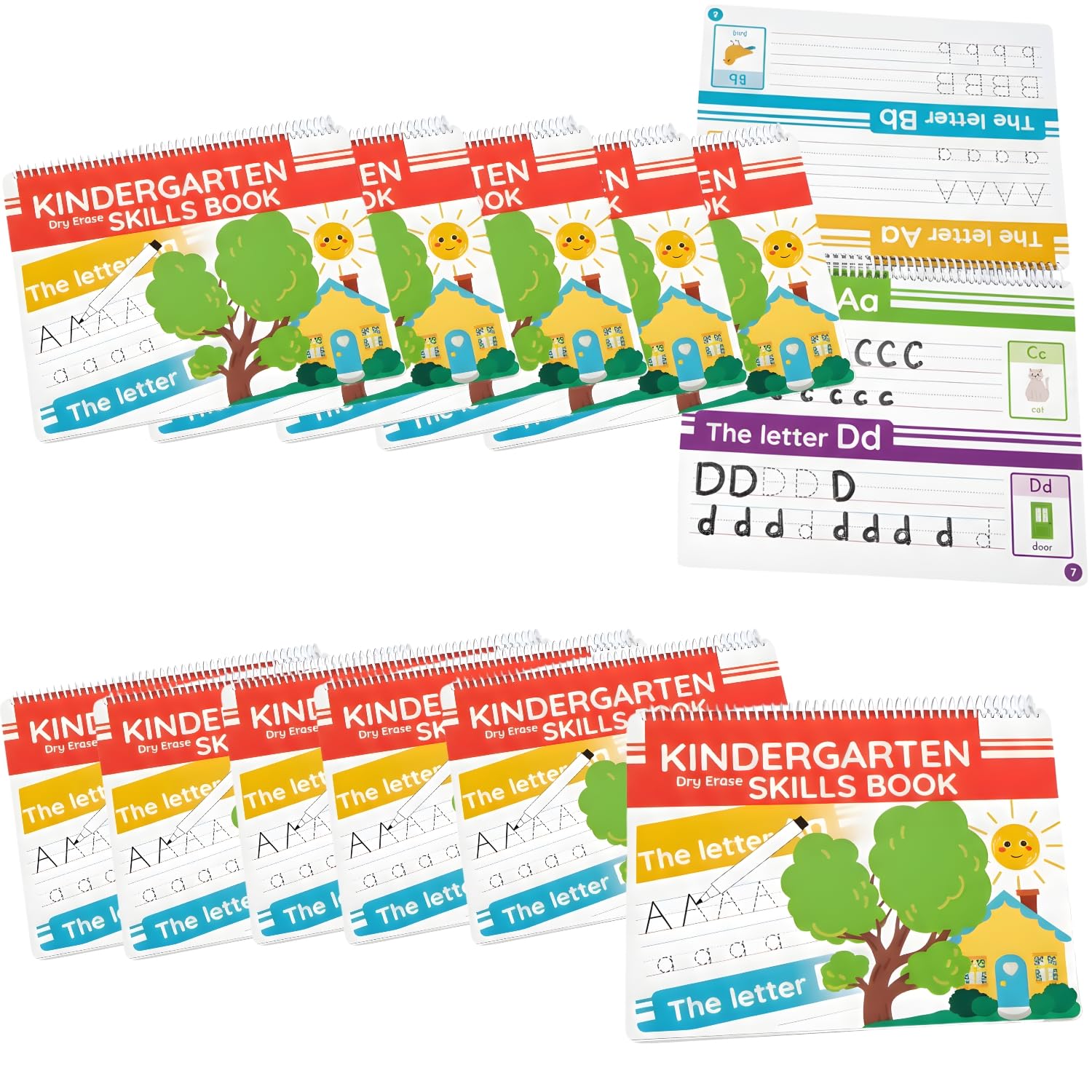 Livre d'activités effaçable à sec maternelle Fun Express de 20 pages - 6