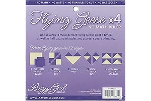 Lazy Girl Designs Flying Geese X 4 No Math Ruler 8 1/4" Square