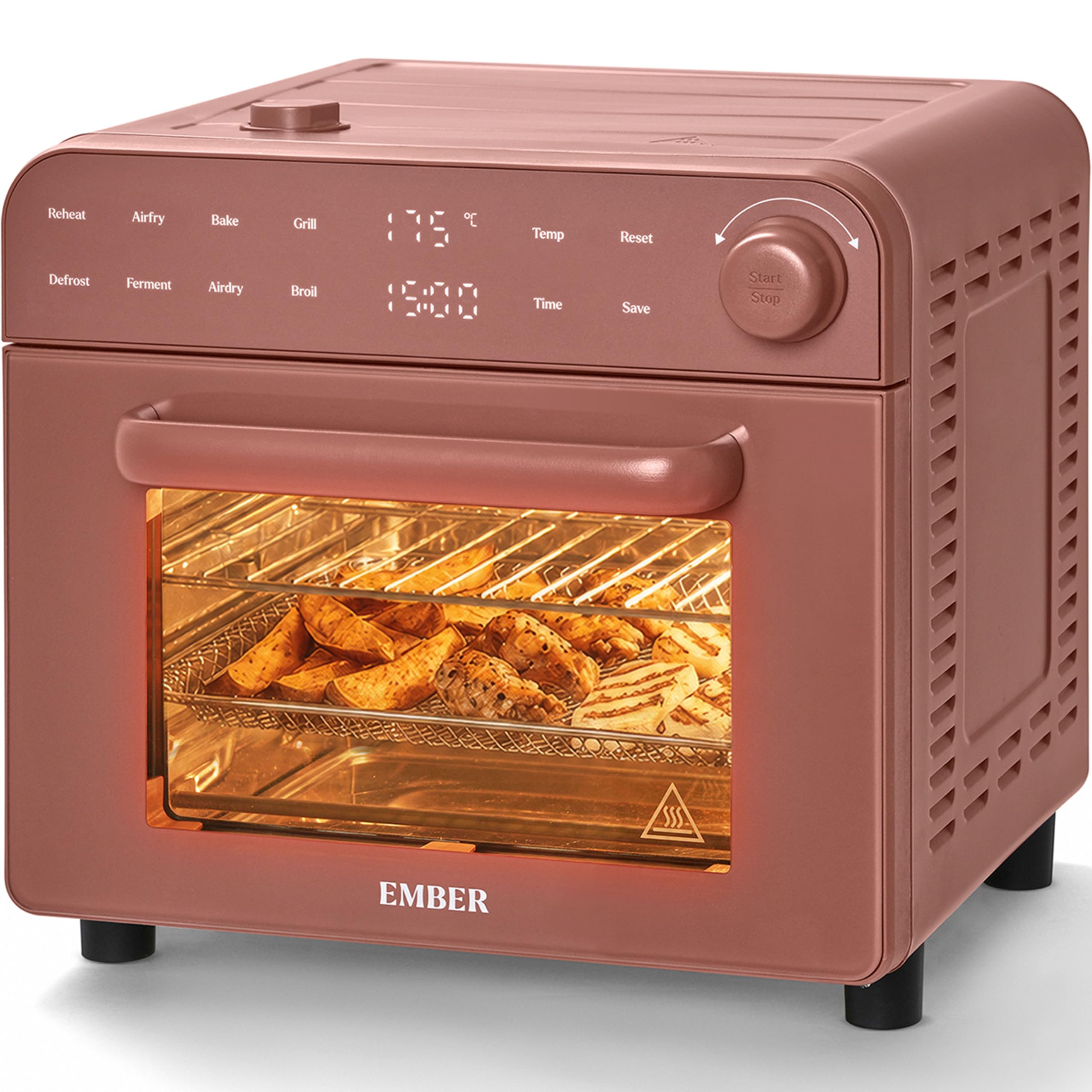 Ember MarvelOven™ 8-in-1 Smart Oven | Air Fry, Bake, Grill & Ferment | MistFlow™ Steam Technology | HexaWand™ Even Heating | Terracotta discount deal