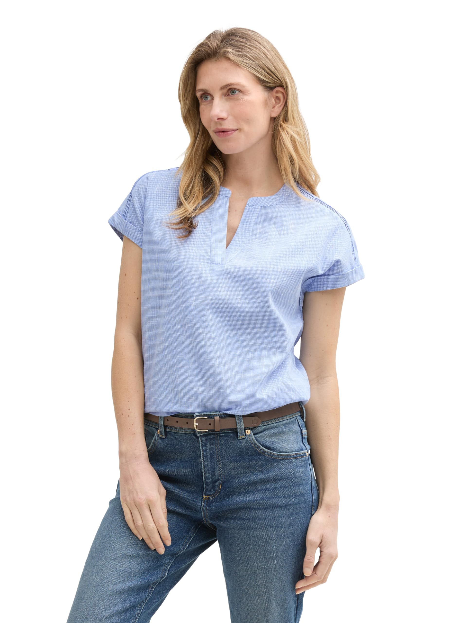 Tom Tailor Damen Loose Fit Bluse