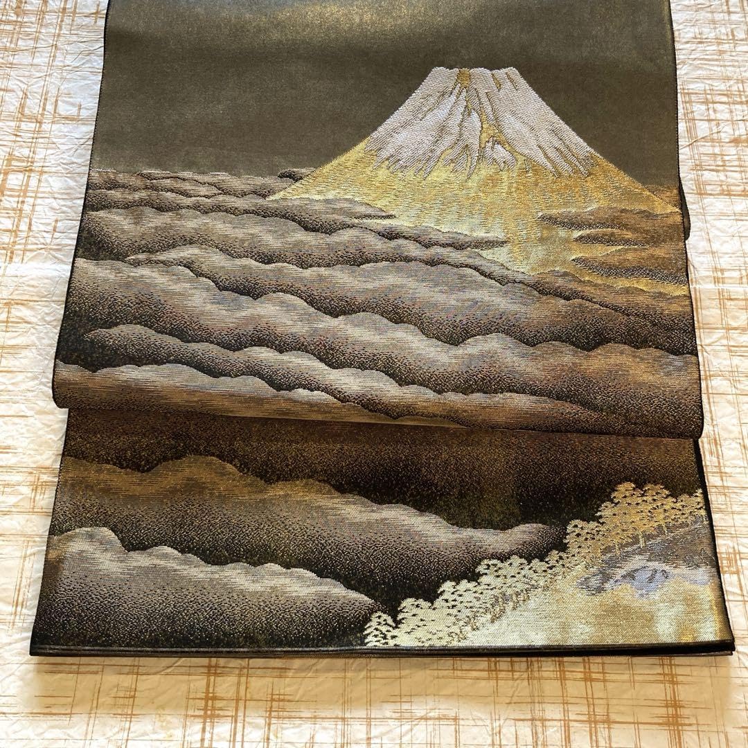 Amazon.co.jp: 最高級袋帯 横山大観 桐箱入り(のお) 管理.和帯 