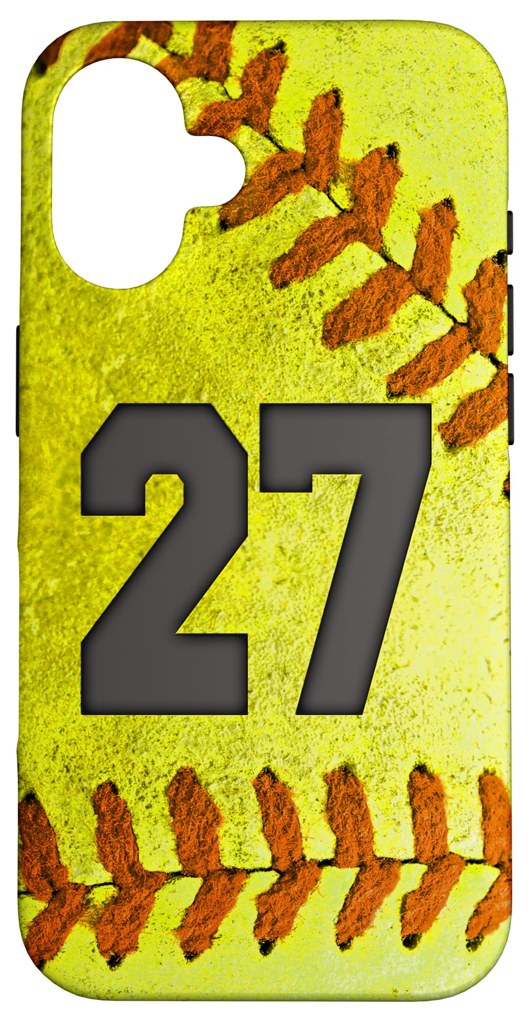 iPhone 16 Softball Fan #27 Jersey No 27 Softball Lover Phone Case Gift Case