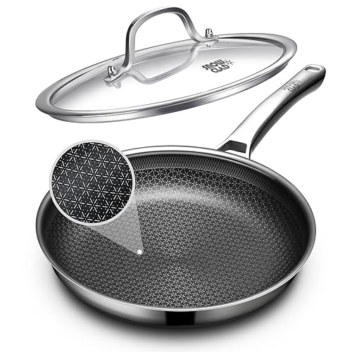 OATOFP Non Stick Frying Pans 12 inch, Hybrid Improved Version
