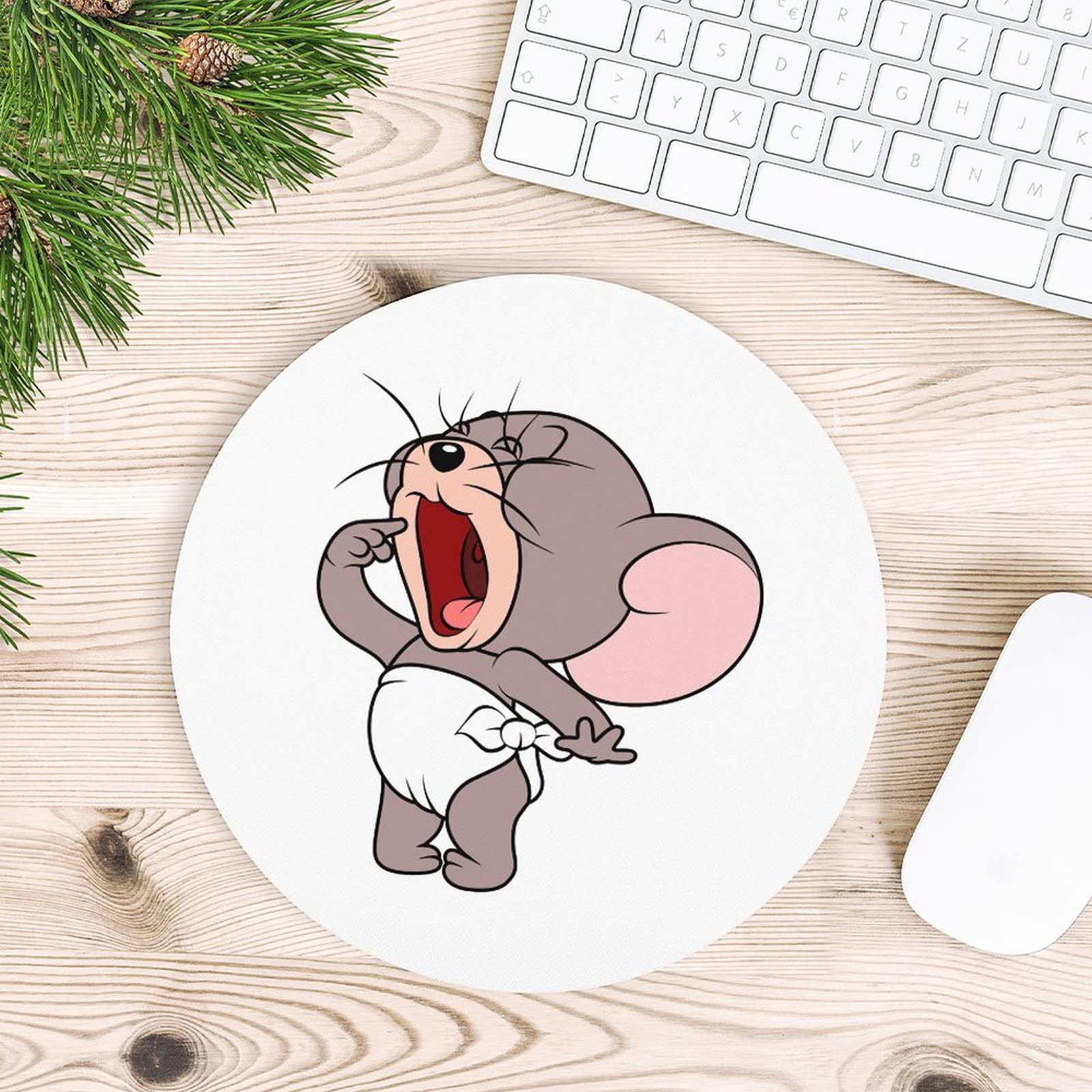 Tom Und Jerry Mauspad – 19x23 Cm, Stoffoberfläche, Rutschfeste Basis