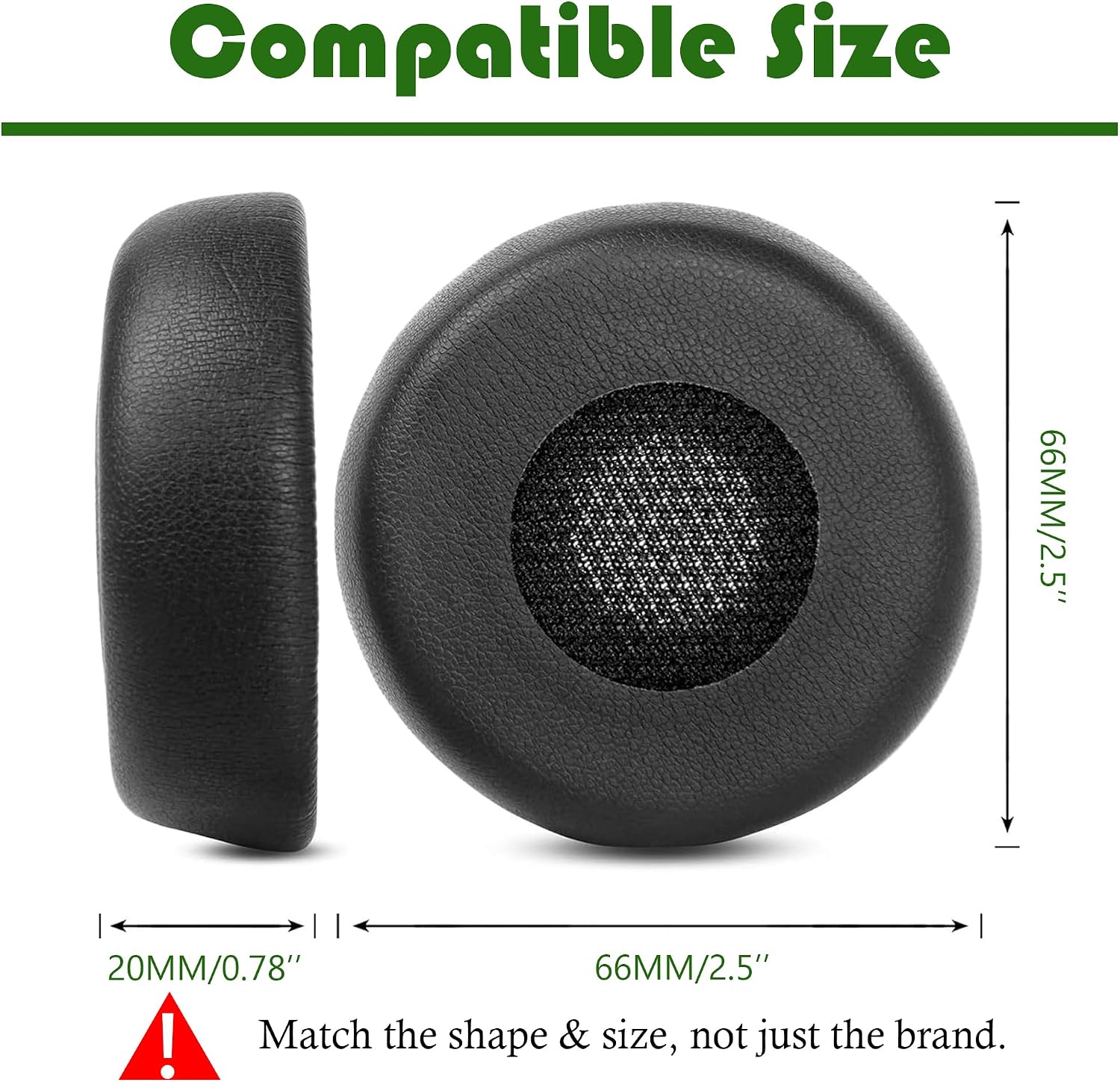 PRO 920 Earpads Replacement Ear Cushions Compatible with Jabra HSC040W Evolve 75/75+ / 75 UC / 75 MS Headphones Earcups Parts