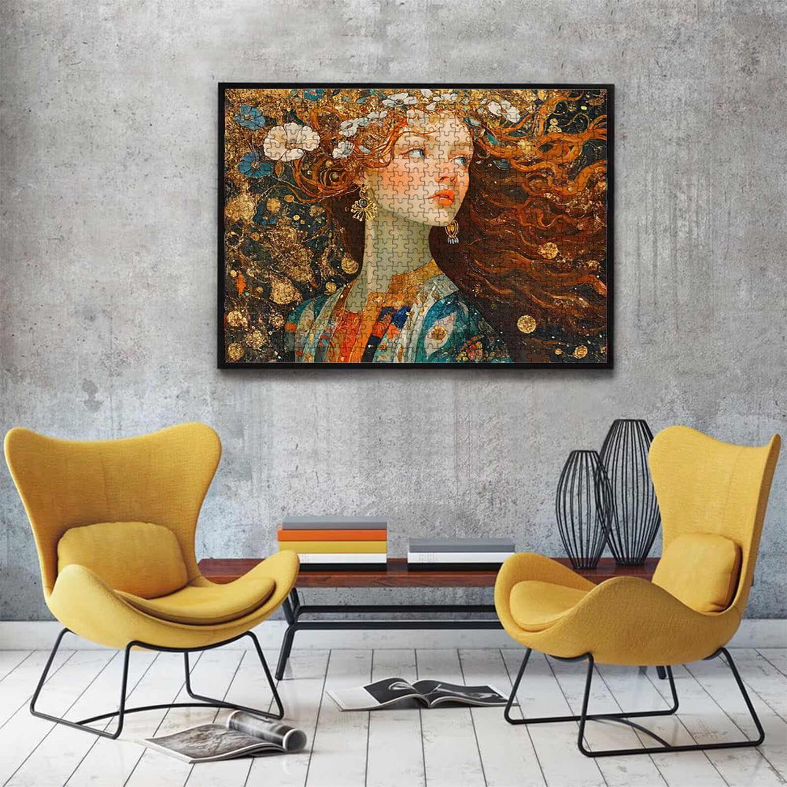 Puzzle astratto Donne(5), Puzzle Adulti 3000 pezzi, Puzzles Legno con Squisita Scatola di Imballaggio, Rompicapo per Esperti con Incastro Perfetto, Stampa Alta Definizione, Regalo per Adulti W3H-663