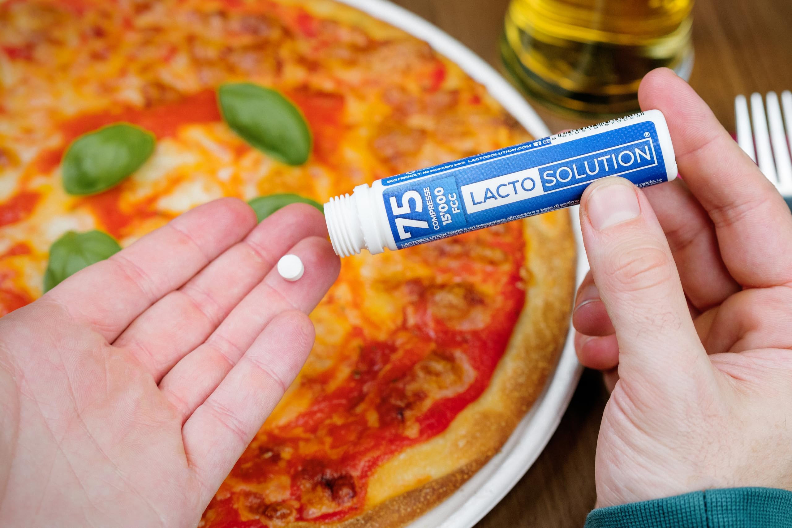 Lactosolution 15000 FCC - Supplément Enzymatique Lactase Contre l'intolérance au Lactose - 75 Comprimés - Paquet de Recharge