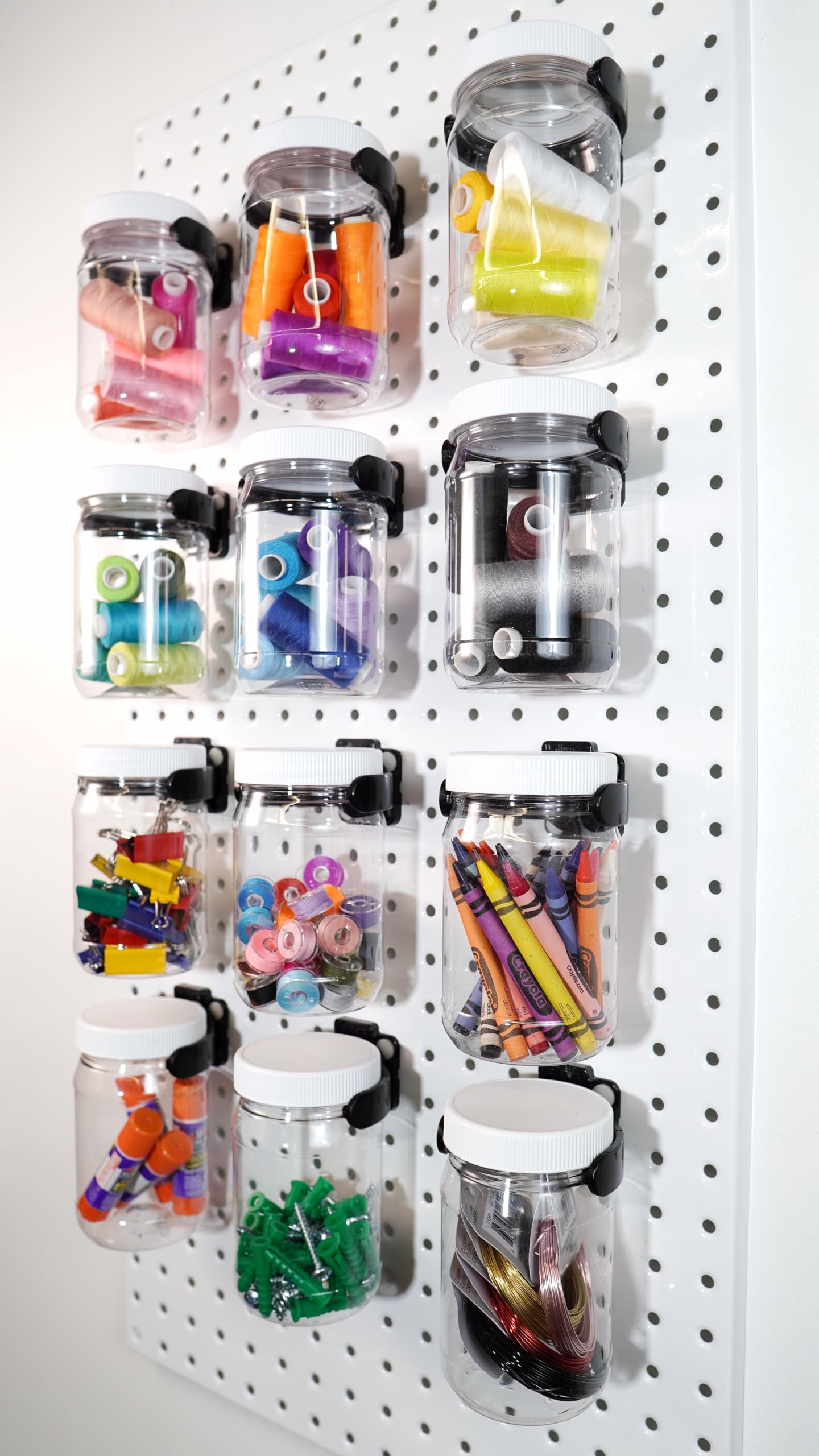 Yulejo 4 Pack Pegboard Accessories With Lid White India | Ubuy - View #6