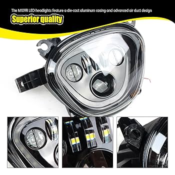 Amazon.com: KAKABAS Motorcycle LED Headlight for M109R,Front