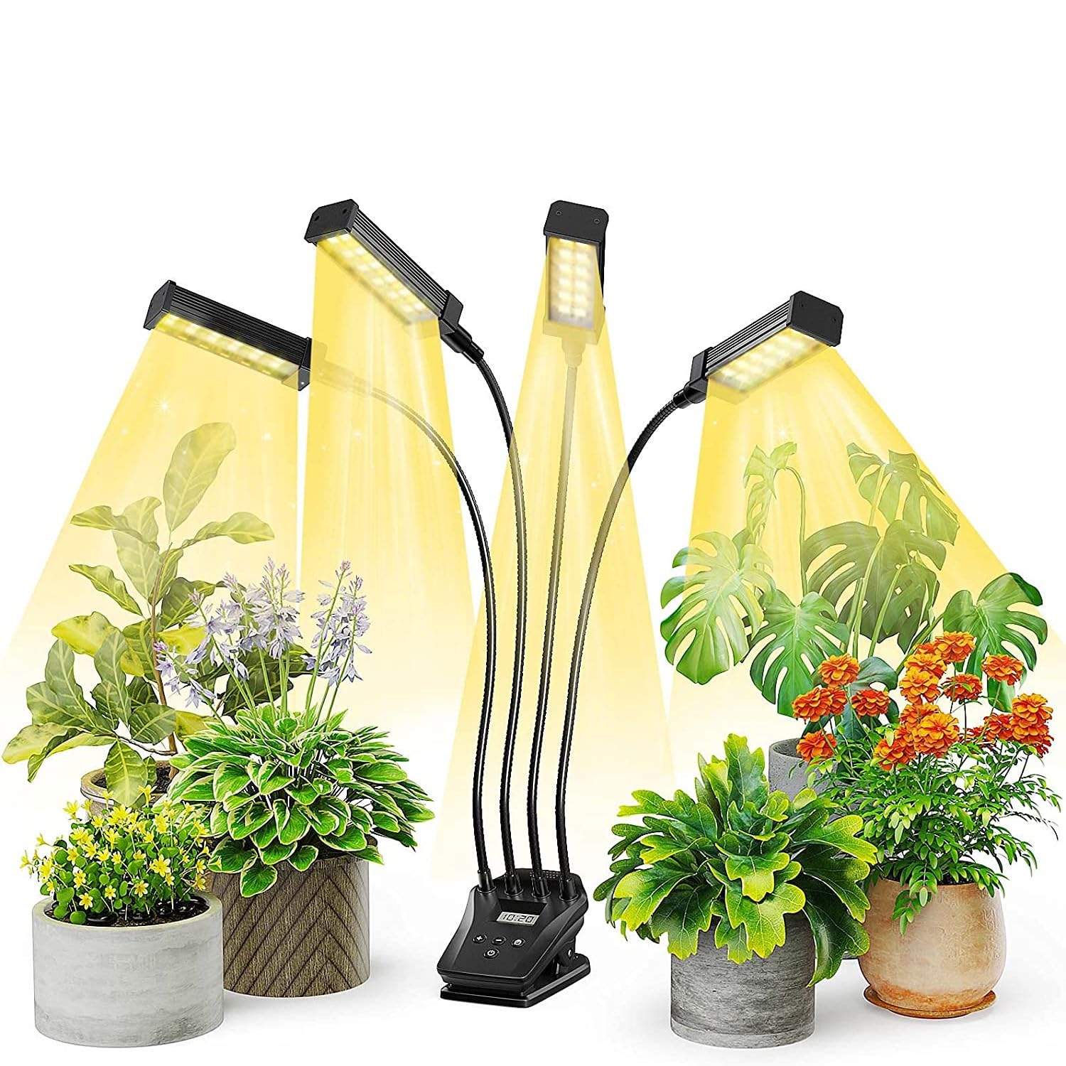 Amazon.co.jp: 植物育成ライト、 LED 植物ライト 192LEDS 10段階調光