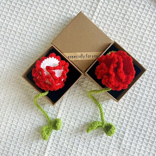 Miniatura 4 de ShaKaLa 2 marcadores de libro hechos a mano con clavel, bonita planta estética, marcadores únicos a granel para amantes de los libros para mujeres
