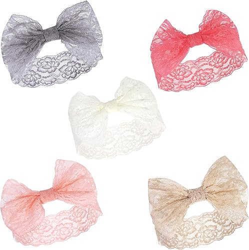 Vista 15 de Hudson Baby Cotton and Synthetic Headbands, Size 0-24 Months